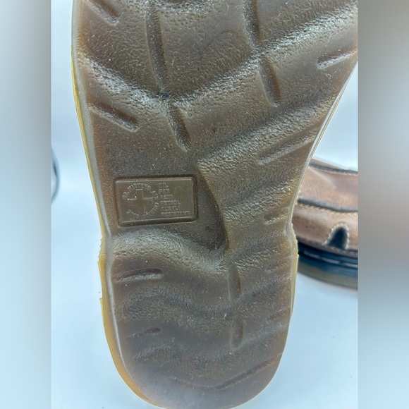 Rare Vintage 90's Dr. Martens Platform Slides
Brown Leather Sandals Size 12 Y2K - Picture 13 of 15